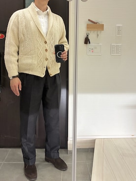 「ROLEX（ロレックス）のアイテム」を使った、Chrisさん（メンズ・180cm）の冬コーディネート