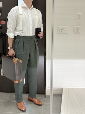 「アイテム（パンツ）」を使った、Chrisさん（メンズ・181cm）の夏コーディネート