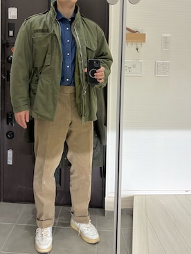 「AUTRY（オートリー）のアイテム」を使った、Chrisさん（メンズ・180cm）の冬コーディネート