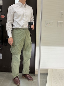 「アイテム（トップス）」を使った、Chrisさん（メンズ・180cm・30代）の秋コーディネート