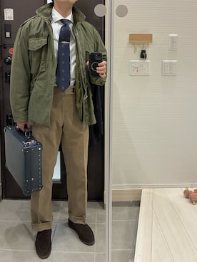 Chrisさん（メンズ・180cm）の冬コーディネート