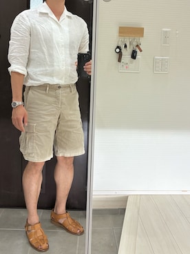 「PT TORINO（ピーティートリノ）のアイテム」を使った、Chrisさん（メンズ・180cm）の夏コーディネート