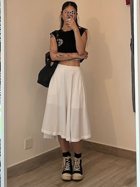 「Chloe（クロエ）のアイテム（バッグ）」を使った、多拉さん（レディース・168cm）の秋コーディネート