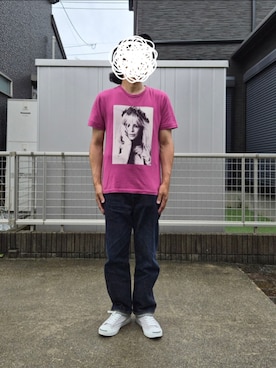 「アイテム（スニーカー、グレー系）」を使った、youさん（メンズ・168cm）の夏コーディネート