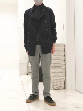「BEAMS LIGHTS（ビームスライツ）のアイテム（ジャケット/アウター）」を使った、鹿の人さん（メンズ・162cm）の冬コーディネート