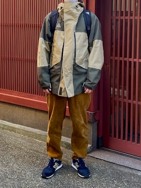 「NIKEACG」｜「アイテム（ジャケット/アウター）」を使った、ざわわさん（メンズ・175cm）の秋コーディネート