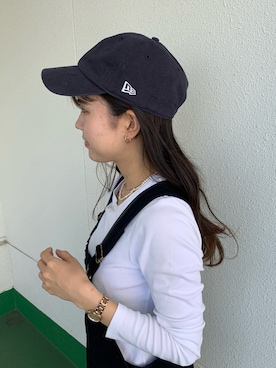「ピクニック」｜「アイテム（サロペット/オーバーオール）」を使った、omiさん（レディース・158cm）の秋コーディネート