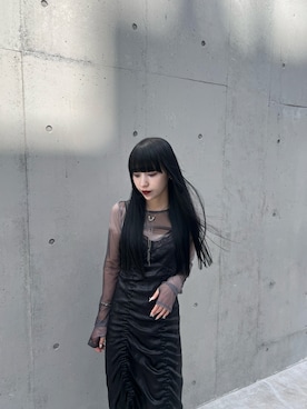 「アイテム（ワンピース/ドレス）」を使った、mahiroさん（レディース・159cm）の夏コーディネート