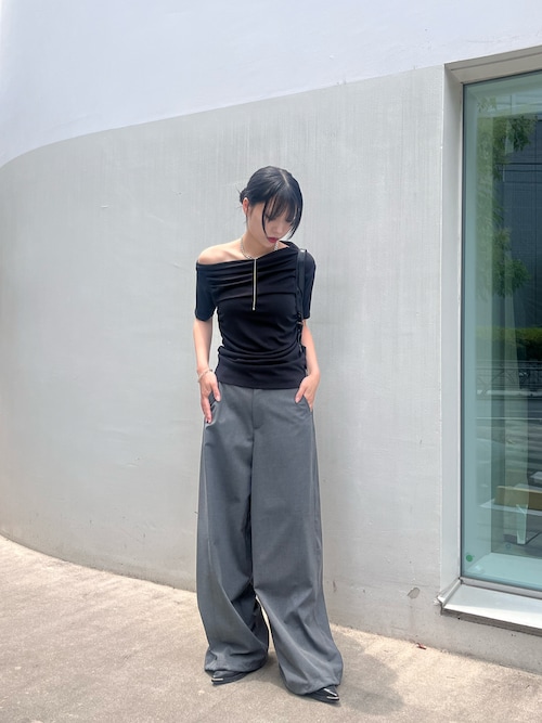 セール】【led.tokyo】ONE SHOULDER TOPS/ワンショルダー