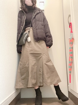 「JUNOAH」｜「アイテム（ジャケット/アウター）」を使った、きらさん（レディース・163cm）の秋コーディネート