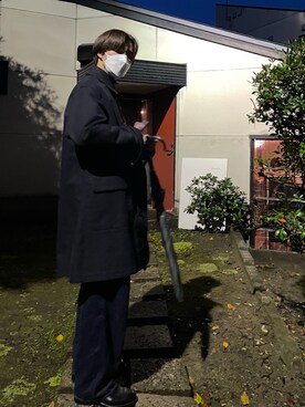 「FORMEのアイテム」を使った、日出さん（メンズ・177cm）の冬コーディネート