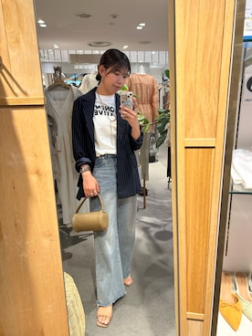 「アイテム（テーラードジャケット）」を使った、IGARASHI_166cmさん（レディース・166cm）の夏コーディネート