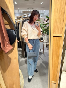 「アイテム（トートバッグ）」を使った、IGARASHI_166cmさん（レディース・166cm）の秋コーディネート