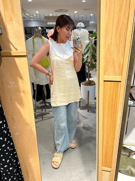 「SHENERY（シーナリー）のアイテム」を使った、IGARASHI_166cmさん（骨格ストレート・レディース・166cm）の夏コーディネート