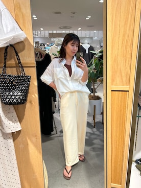 「SHENERY（シーナリー）のアイテム」を使った、IGARASHI_166cmさん（骨格ストレート・レディース・166cm）の春コーディネート