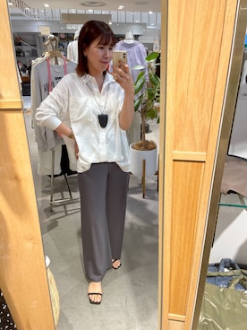 「SHENERY（シーナリー）のアイテム」を使った、IGARASHI_166cmさん（骨格ストレート・レディース・166cm）の夏コーディネート