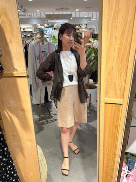「ショートパンツ」｜IGARASHI_166cmさん（骨格ストレート・レディース・166cm）の夏コーディネート