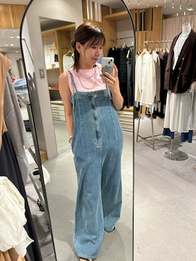 「アイテム（オールインワン・サロペット）」を使った、IGARASHI_166cmさん（レディース・166cm）の夏コーディネート