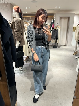 「アイテム（トートバッグ）」を使った、IGARASHI_166cmさん（レディース・166cm）の秋コーディネート