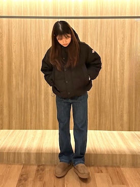 「ダントン」｜Rinkaさん（レディース・160cm）の冬コーディネート