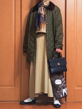 「BEAMS BOY（ビームスボーイ）のアイテム（ブルゾン）」を使った、zyun1977bさん（レディース・163cm）の冬コーディネート