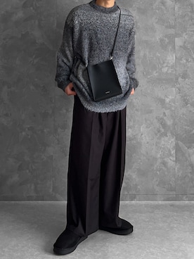 「WEARyouthコーデ」｜「アイテム（スリッポン）」を使った、つね。さん（メンズ・174cm）の冬コーディネート
