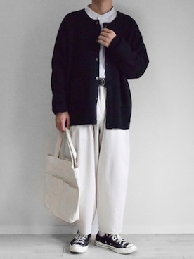 「KGFR（カガフリ）のアイテム」を使った、つね。さん（メンズ・174cm）の秋コーディネート