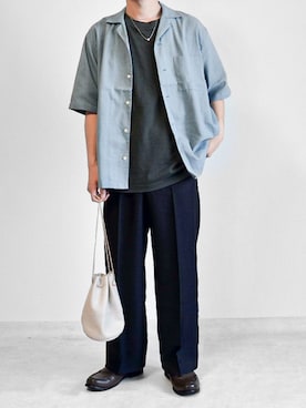 「ciite'（シーテ）のアイテム（アクセサリー）」を使った、つね。さん（メンズ・174cm）の夏コーディネート