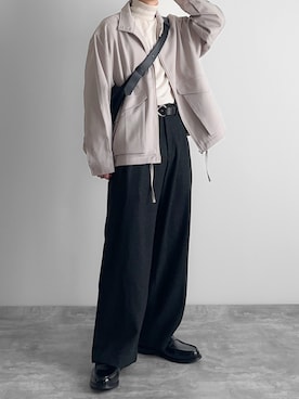 「LUCY（ルーシー）のアイテム」を使った、つね。さん（メンズ・174cm）の春コーディネート