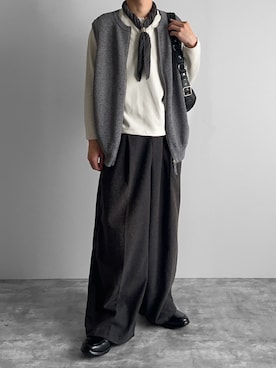 「アイテム（ハンドバッグ）」を使った、つね。さん（メンズ・174cm）の春コーディネート