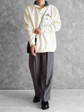 「RUUBON（ルーボン）のアイテム（ローファー）」を使った、つね。さん（メンズ・174cm）の秋コーディネート