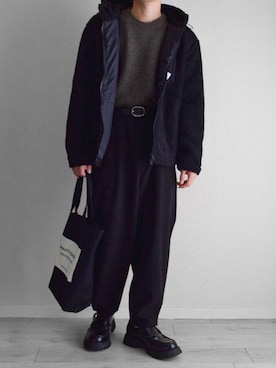 つね。さん（メンズ・174cm）の冬コーディネート