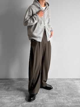 「CONZ（コンズ）のアイテム」を使った、つね。さん（メンズ・174cm）の秋コーディネート