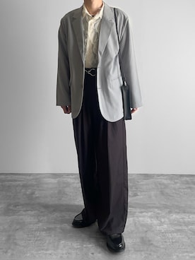 「HARE（ハレ）のアイテム（バッグ）」を使った、つね。さん（メンズ・174cm）の春コーディネート