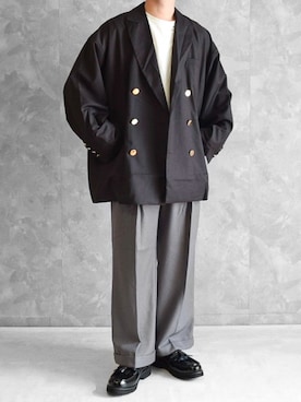 「ジーユー」｜つね。さん（メンズ・174cm）の秋コーディネート