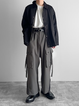 「CASPER JOHN（キャスパージョン）のアイテム」を使った、つね。さん（メンズ・174cm）の春コーディネート