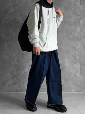 「saby（サバイ）のアイテム」を使った、つね。さん（メンズ・174cm）の冬コーディネート