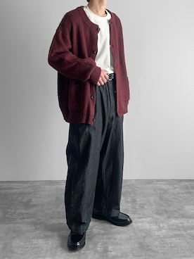 「GU（ジーユー）のアイテム（パンツ）」を使った、つね。さん（メンズ・174cm）の春コーディネート