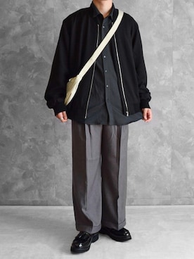 「Calvin Klein（カルバン・クライン）のアイテム（その他アウター）」を使った、つね。さん（メンズ・174cm）の秋コーディネート