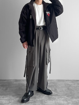 「EASENCE（イーズエンス）のアイテム」を使った、つね。さん（メンズ・174cm）の冬コーディネート