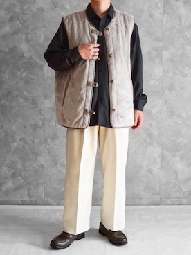 つね。さん（メンズ・174cm）の秋コーディネート