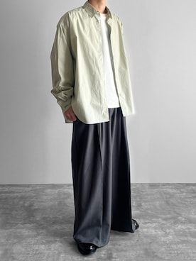 「UNE MANSION（ユヌマンション）のアイテム」を使った、つね。さん（メンズ・174cm）の春コーディネート