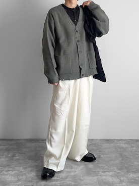 「EMMA CLOTHES（エマクローズ）のアイテム」を使った、つね。さん（メンズ・174cm）の春コーディネート