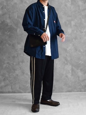 「長袖シャツ」｜つね。さん（メンズ・174cm・20代）の夏コーディネート