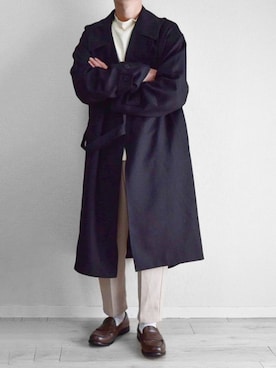 「BeAMS DOT（ビームスドット）のアイテム（ジャケット/アウター）」を使った、つね。さん（メンズ・174cm）の冬コーディネート