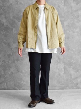 「ジーユーコーデ」｜「アイテム（ジャケット/アウター）」を使った、つね。さん（メンズ・174cm）の秋コーディネート