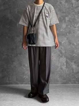 「ジーユー」｜つね。さん（メンズ・174cm）の春コーディネート