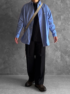 「ジーユー」｜つね。さん（メンズ・174cm）の春コーディネート