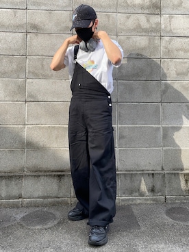 「ADER error（アーダーエラー）のアイテム（帽子）」を使った、まちるさん（メンズ・162cm）の秋コーディネート