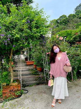 「Chaco closet（チャコ クローゼット）のアイテム（ジャケット/アウター）」を使った、Angelaさん（レディース・161cm）の冬コーディネート